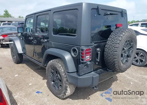 2016 Jeep Wrangler Unlimited Willys Wheeler from USA, damaged, VIN 1C4BJWDG2GL131780